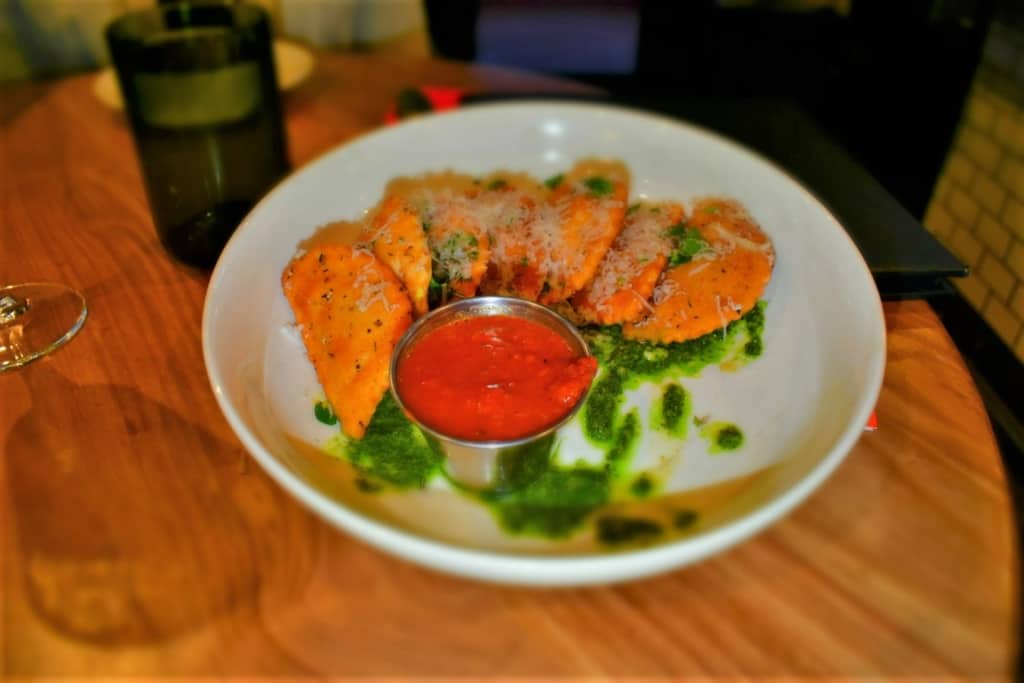 Toasted ravioli makes an excellent starter for a Friday happy Hour. 