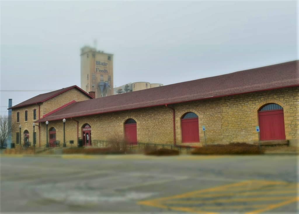 The old Santa Fe Station has been converted into a local history museum. 