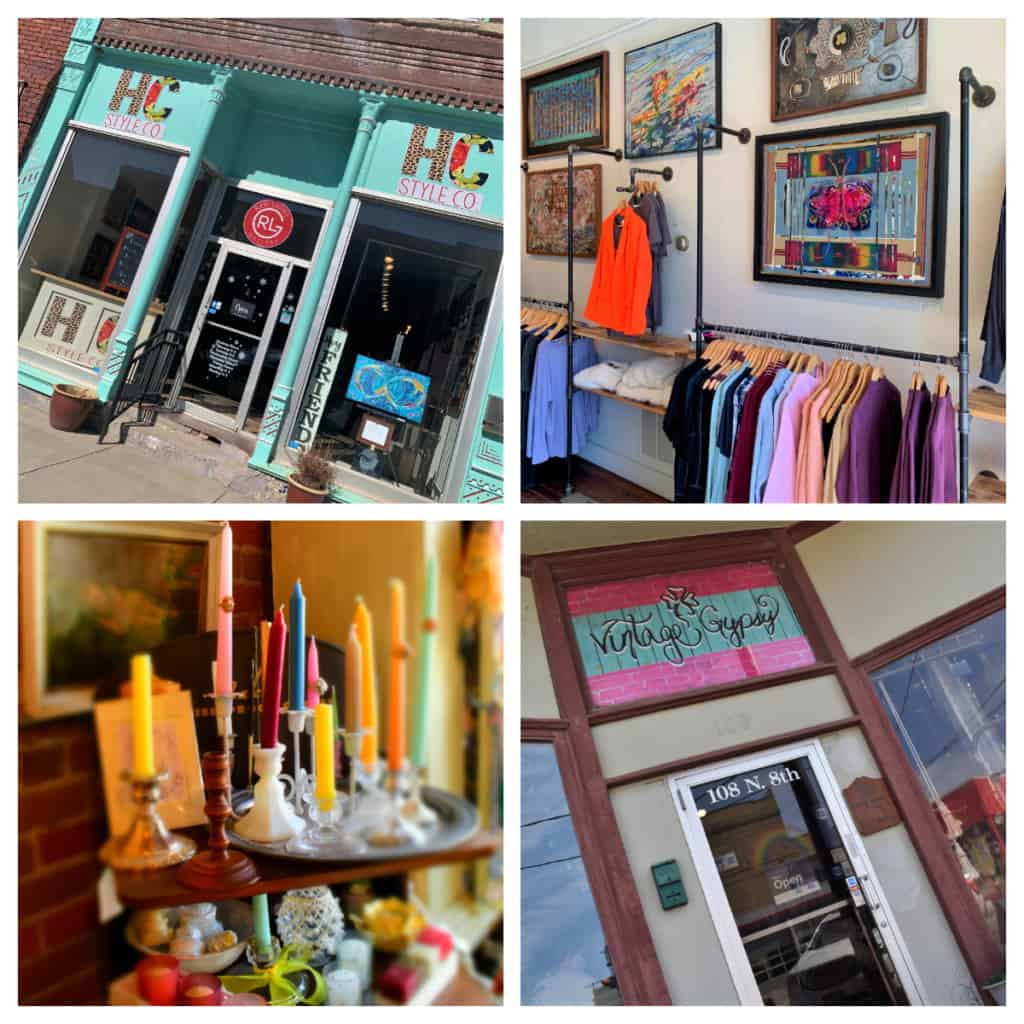 Exploring the locally owned shops is a must-do when exploring Atchison in one day. 