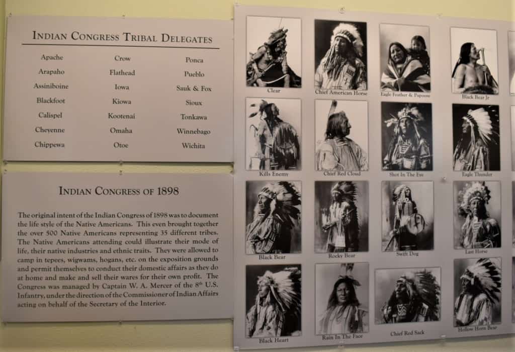 The Indian Congress of 1898 brought together member of 35 different Native Indian tribes. 