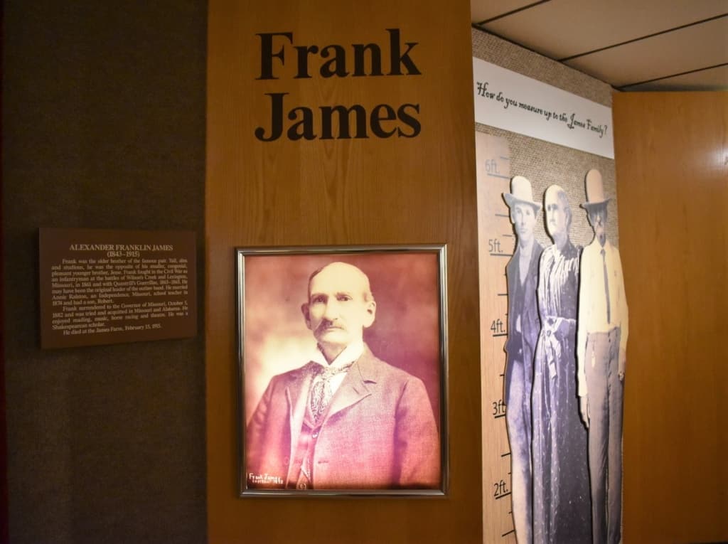 Frank James lived a storied life filled with bushwhacking and bank robberies. 