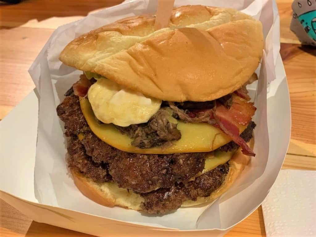 The Dominie Burger is ranked in the Top 10 burgers in Iowa. 