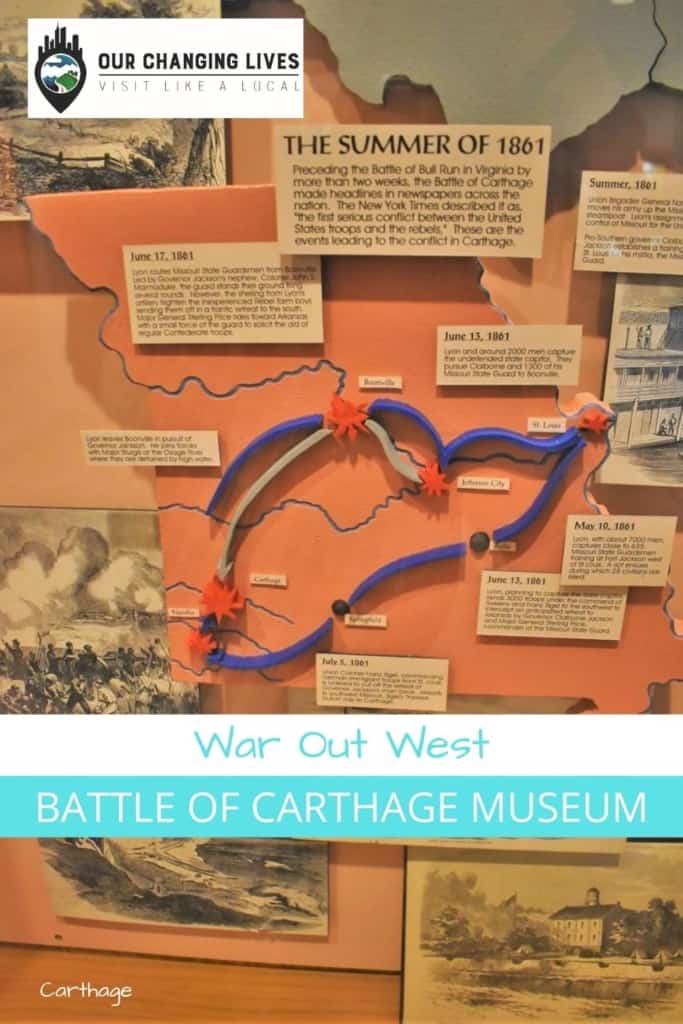 War Out West-Batle of Carthage Museum-Civil War- Carthage, Missouri