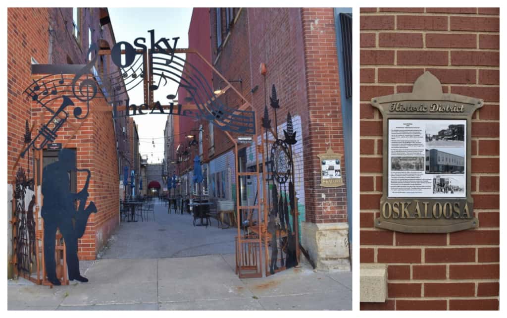The Osky Alley is a beautification project that reclaimed an old alley into a gathering place. 