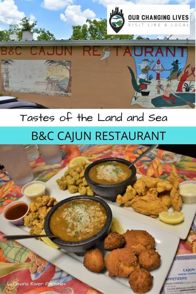 Tastes of the Land and sea-B&C Seafood Restaurant-gumbo-seafood-river parishes