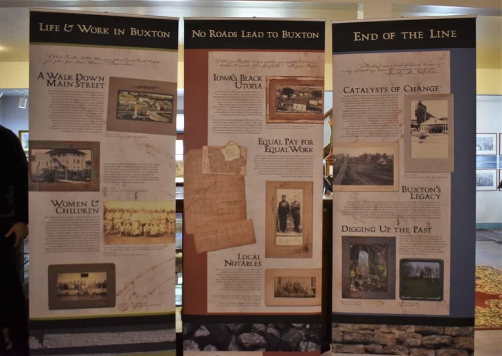 The authors learned about Buxton, Iowa's unique mining town story. 