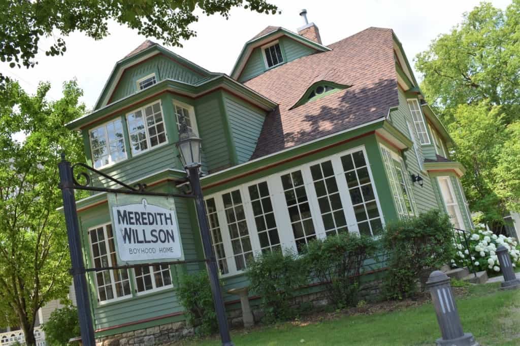 The Meredith Willson Boyhood Home is an historic house where the composer grew up. 