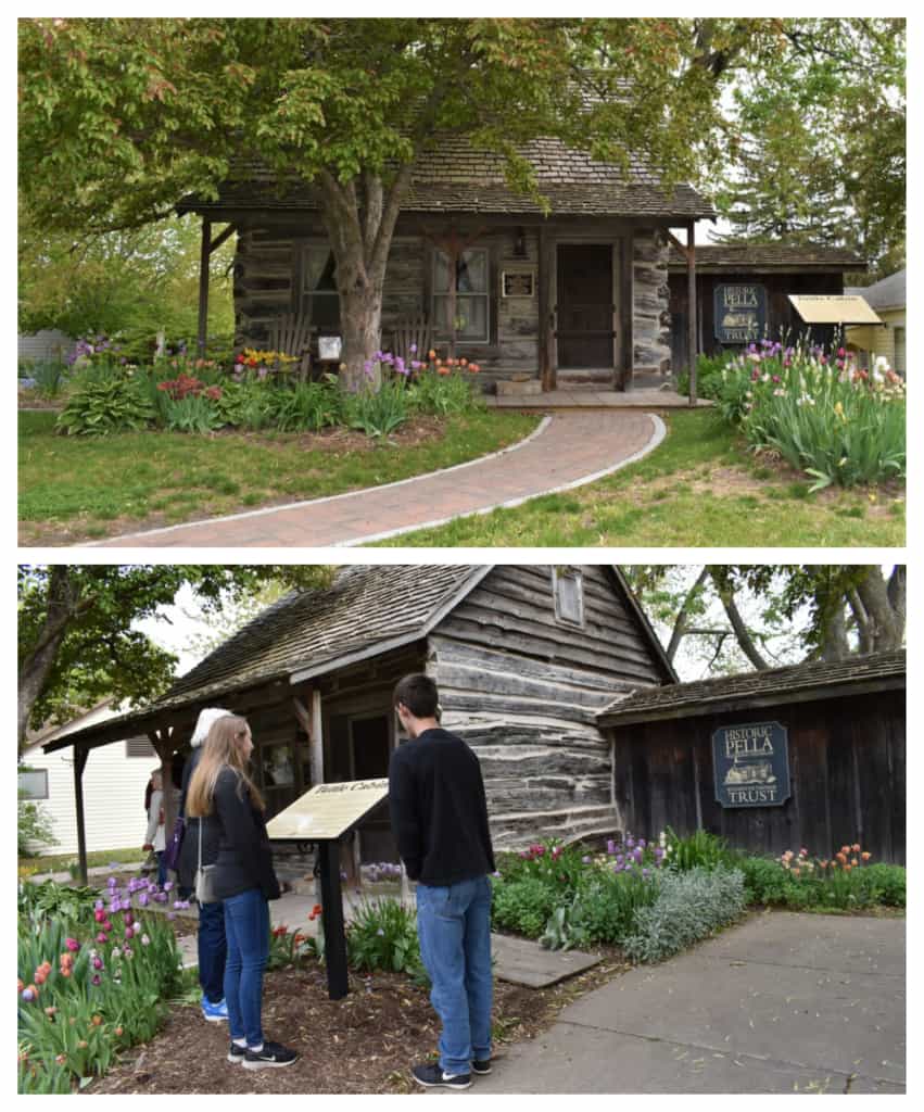 Visitors to Pella can visit the oldest building in town. 
