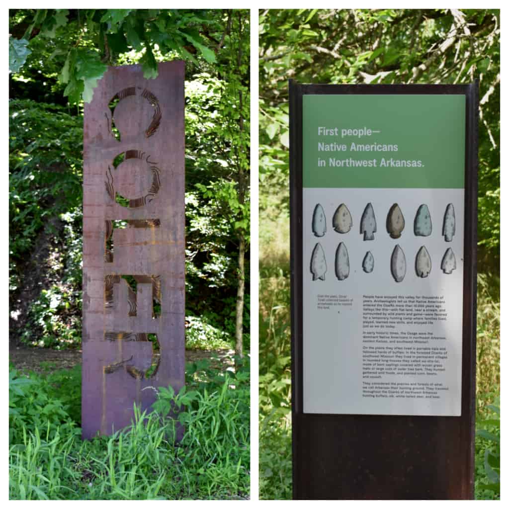 Signage helps keep visitors informed and entertained ruing a nature break at Coler Mountain. 