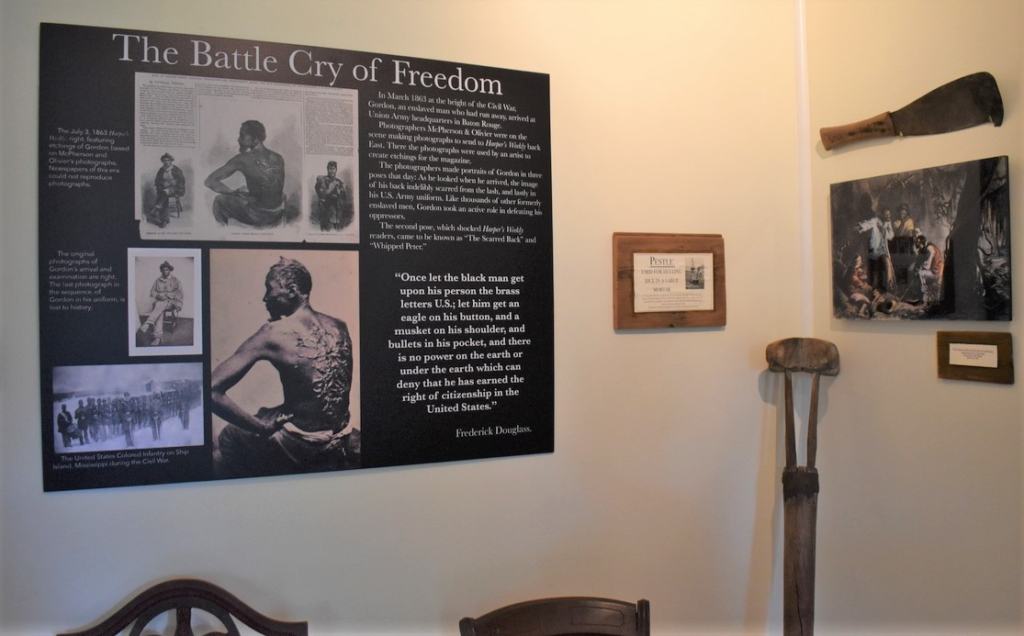 The 1811 Slave Revolt exhibit shows why so many of the enslaved saw life as a downward spiral. 
