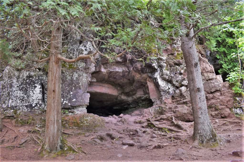 Caves are remnants of the ice age creation by glaciers. 