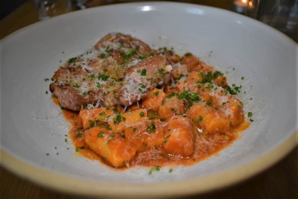 Chicken and Gnocchi were the perfect combination for Crystal. 