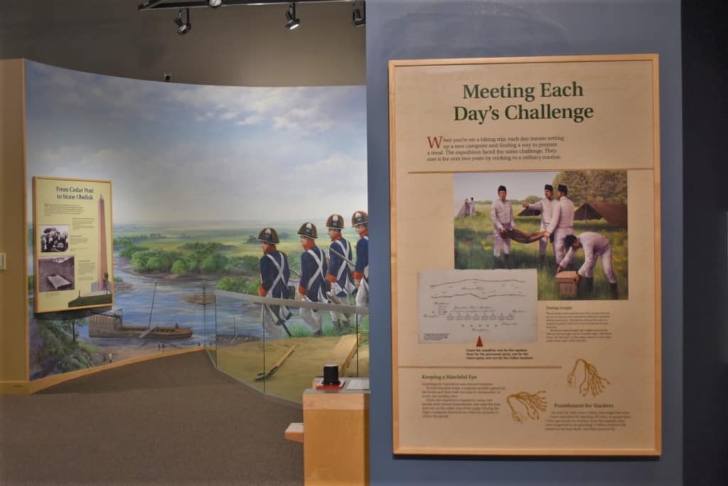 The Interpretive center focuses on the time spent in the Sioux City region. 