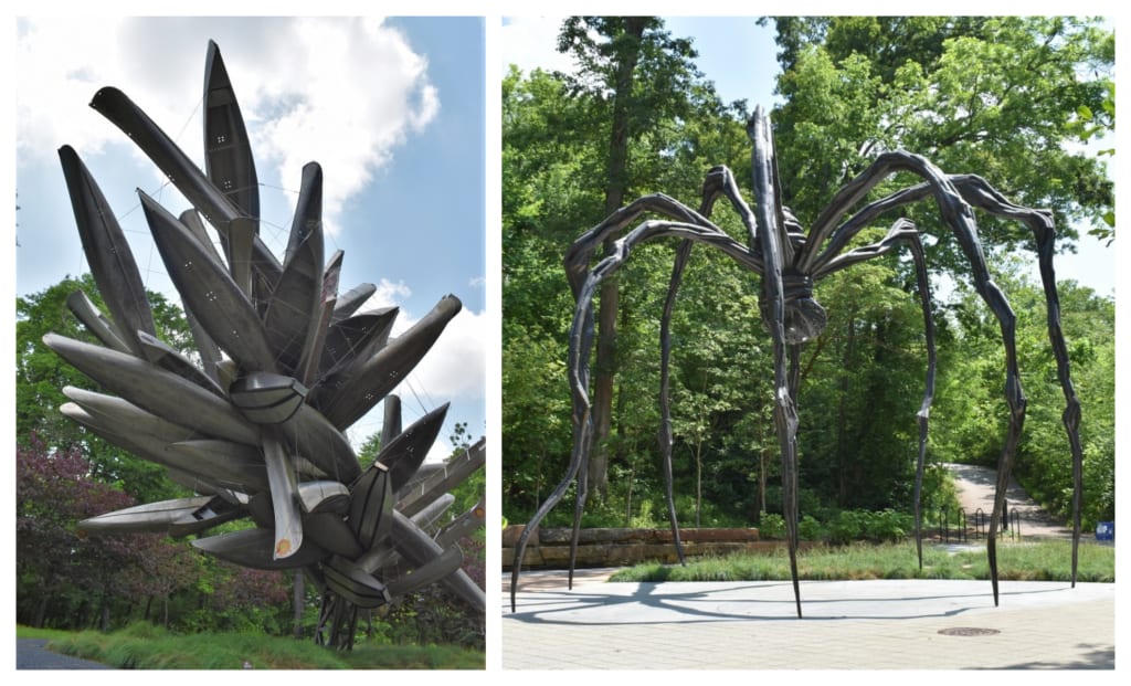 The imagination can soar while exploring the outdoor art trails. 