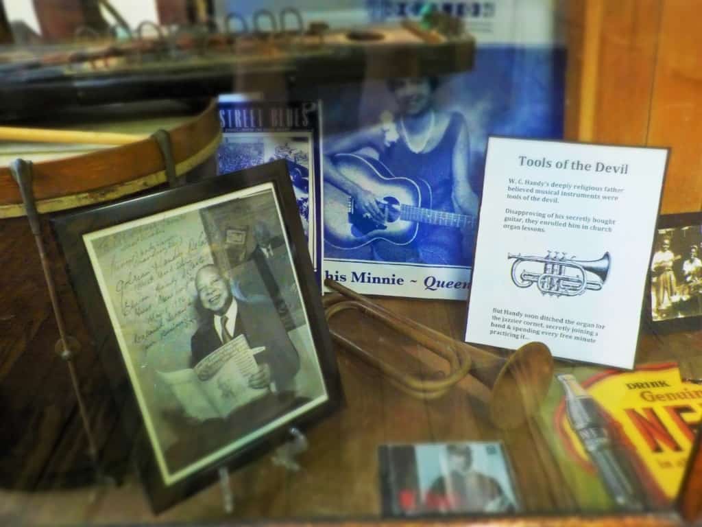 Many of the artifacts revolve around the birth of the blues. 
