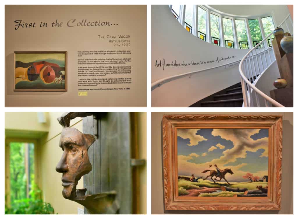 The Charles MacNider Museum is home to a collection of American art. 