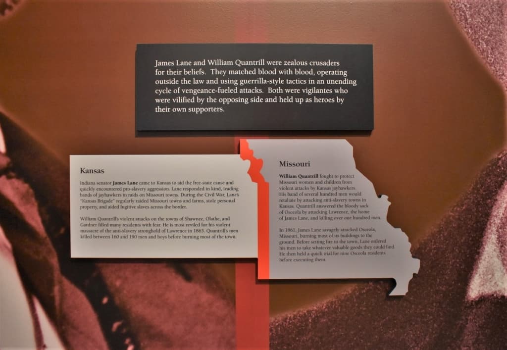 The history of Kansas territory included a violent period leading up to the Civil War. 