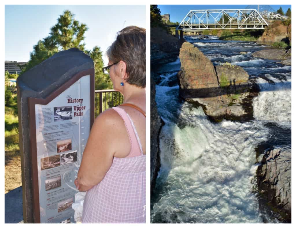 Learning some of the history is one of the reasons to see Spokane Falls. 