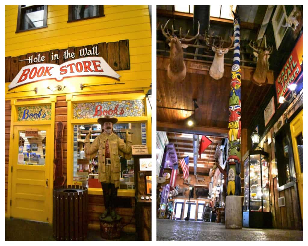 The variety of shops all under one roof has allowed Wall Drug to corner the market. 
