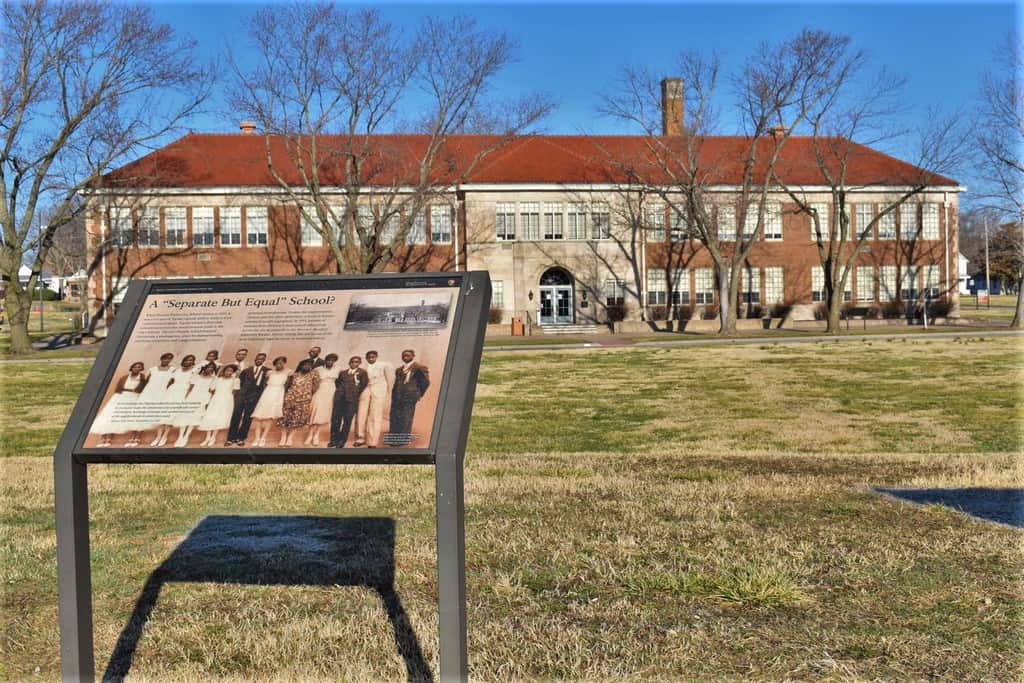 The Monroe Elementary School has been preserved as a National Historic Site.