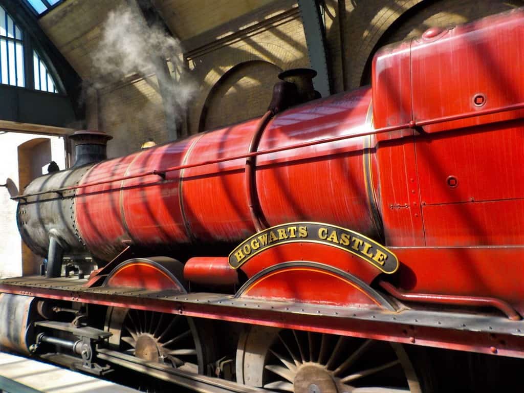 Hogwarts Express awaits the next round of riders to experience magical moments.