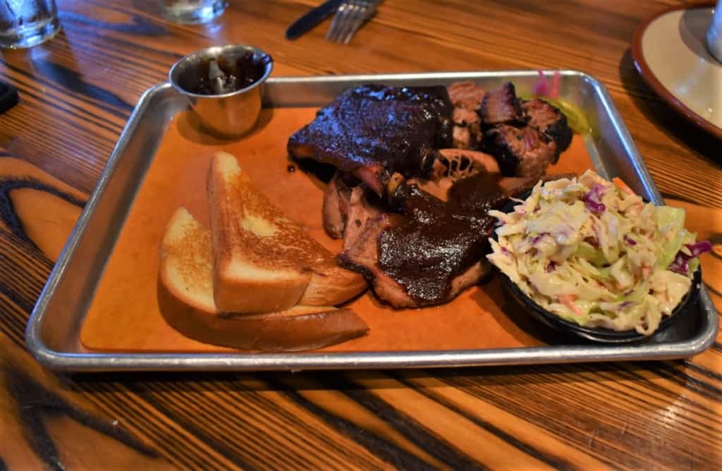 I loved my tray of meat choices and the backyard barbecue vibe we found at Char Bar.