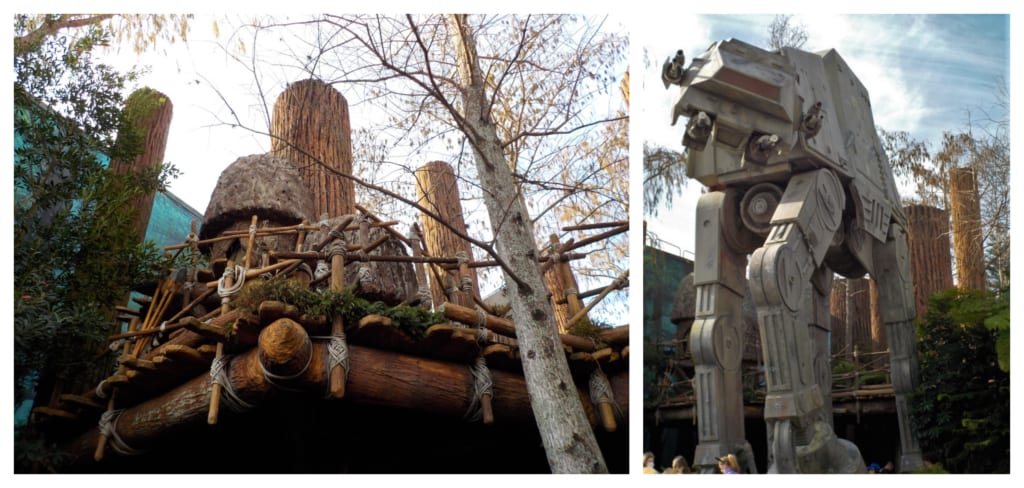 This exhibit reminded us of the Ewok Village from the original Star Wars franchise. 