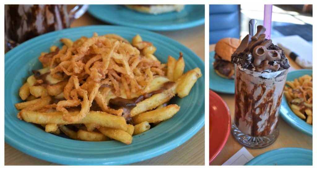 Poutine and chocolate shakes are an amazing combination. 