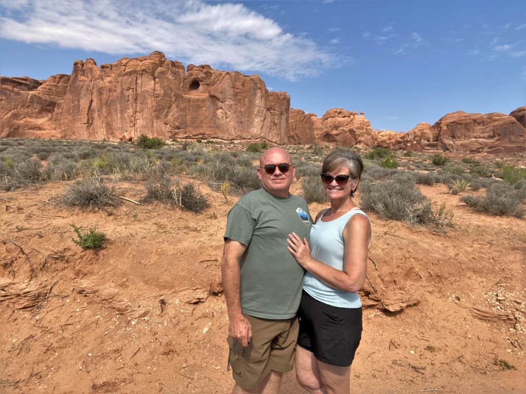 The authors ran out of time before running out of things to do in Arches National Park. 
