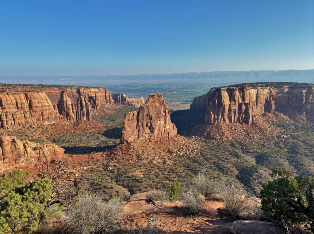 The Colorado National Monument is a park located just south of Grand Junction, Colorado.
