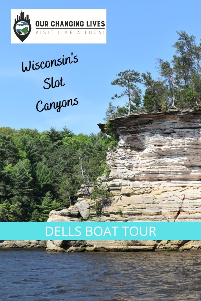Dells Boat Tour-Wisconsin's Slot Canyons-Wisconsin Dells-H. H. Bennett-boat tour