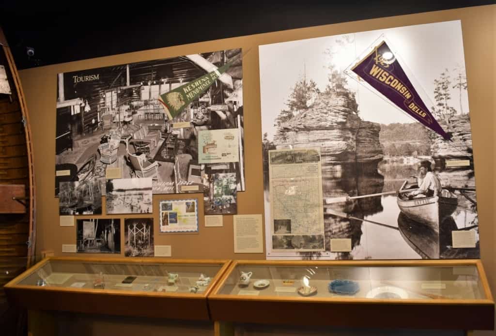At the Wisconsin Historical Museum, you can learn about the growth of tourism in the state. 
