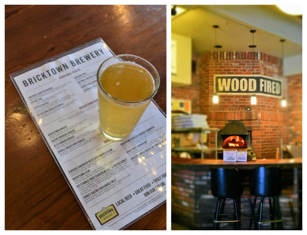 A cold hard cider makes for a refreshing drink while exploring the menu at Bricktown Brewery. 
