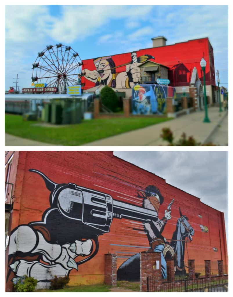 Connecting through art, in Fort Smith, has to include pieces that tie to the Wild West history of the region. 