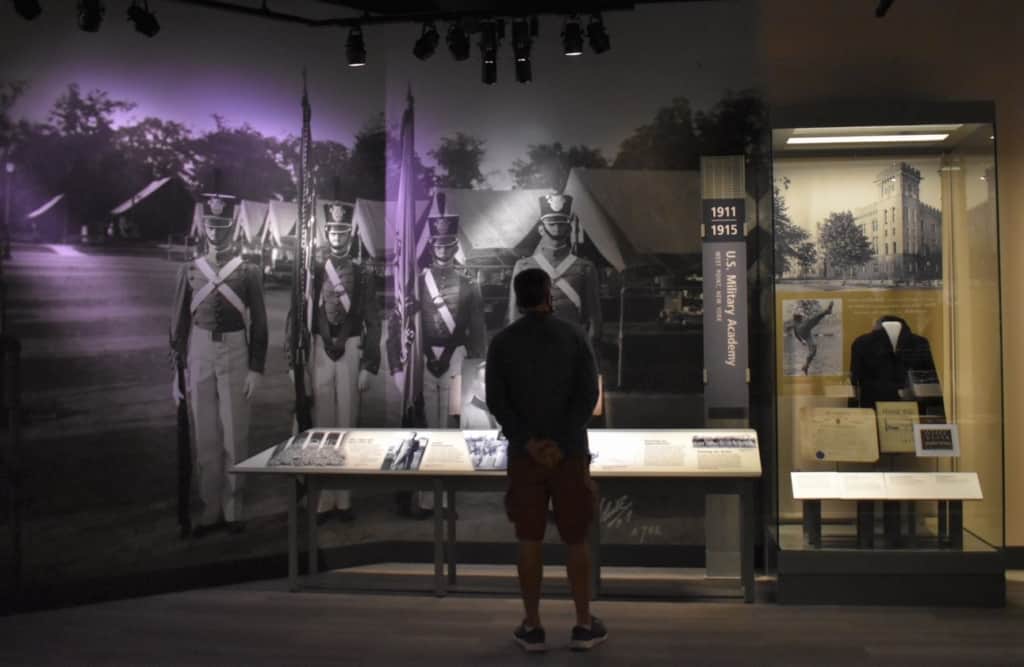 The new exhibits at the Eisenhower Presidential Museum show how Ike handled issues in war and peace. 