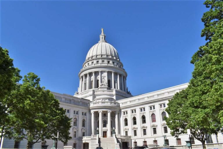 The capital building in Wisconsin is one of the 7 reasons to visit Madison.
