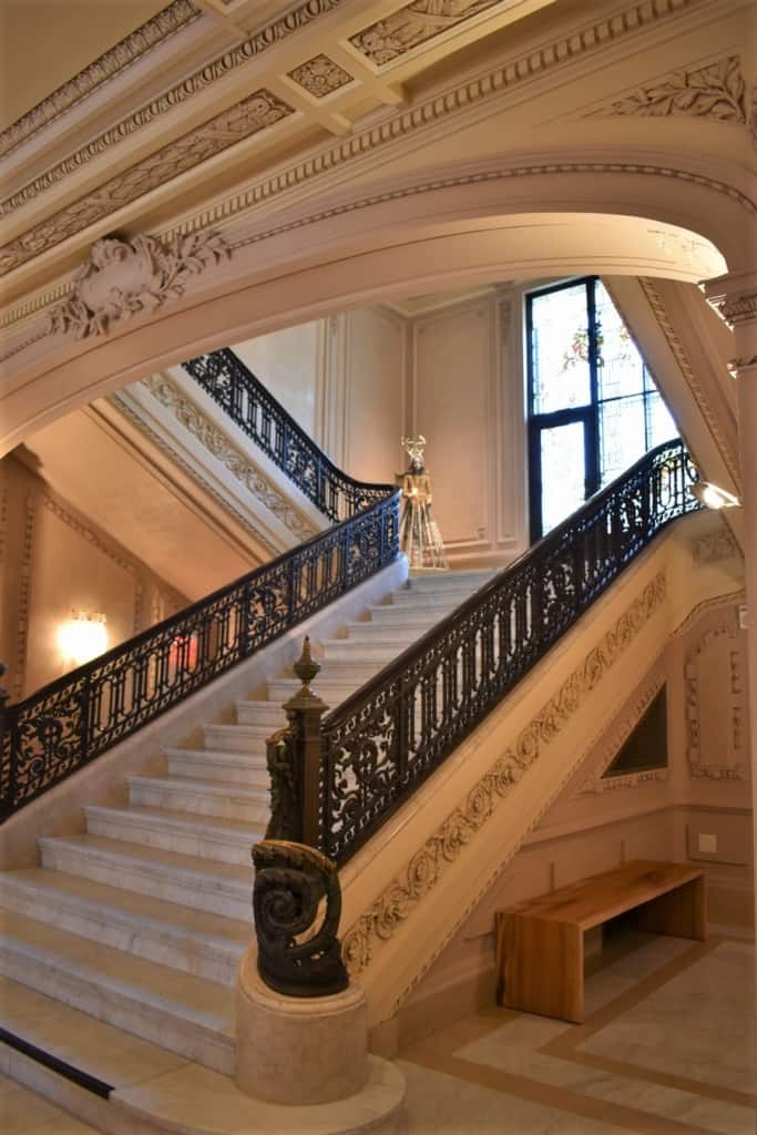The grand staircase in the Kansas City Museum is quite a sight to see in person. 