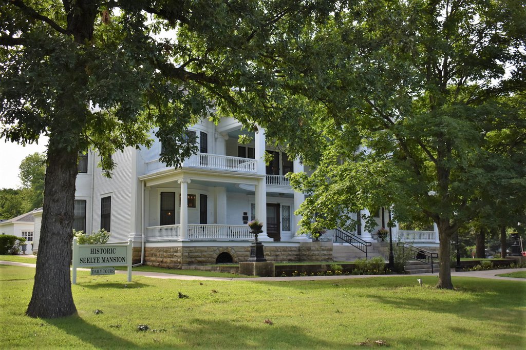 The Seelye Mansion is a landmark in downtown Abilene, Kansas.