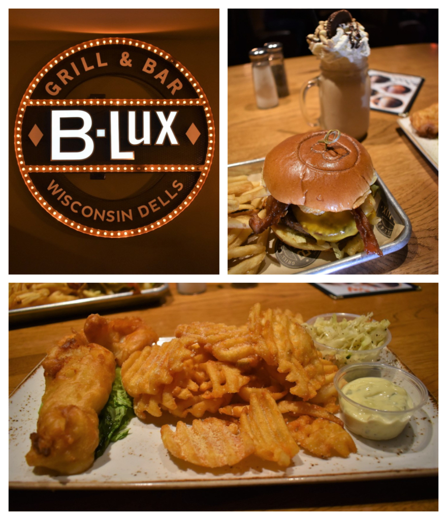 B-Lux Grill offers a family-friendly dining experience while visiting Wisconsin Dells. 
