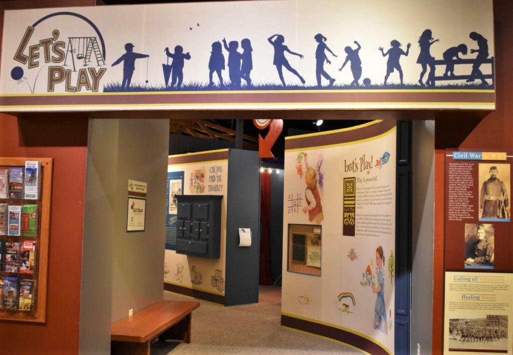 This rotating exhibit details how children have played for generations. 