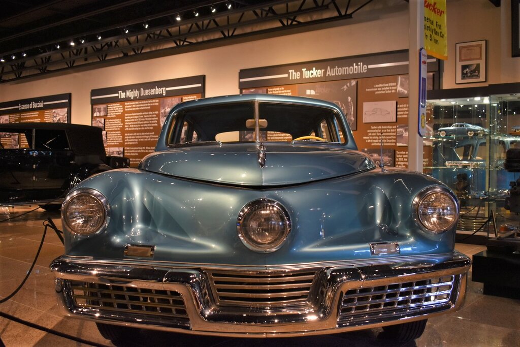 One of the 48 Tuckers can be found at the Museum of American Speed.