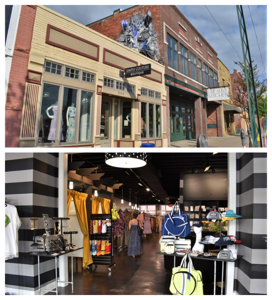 There are some interesting locally owned shops located along Garrison Avenue in downtown Fort Smith. 