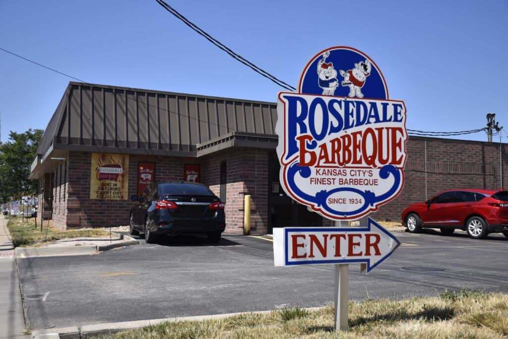 The Rosedale Barbeque sign has beckoned in diners for decades.