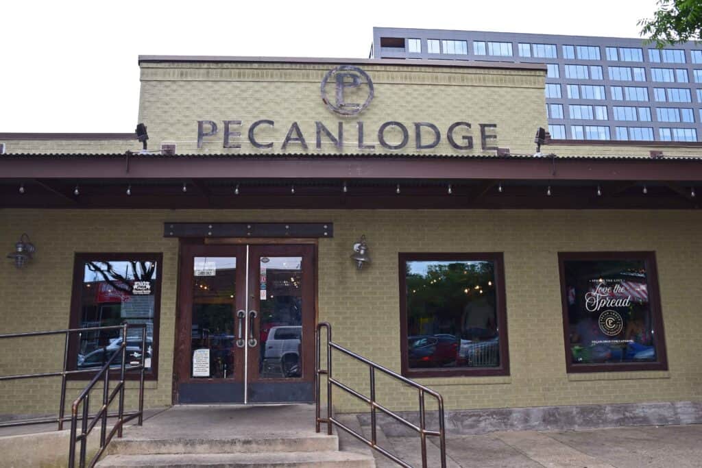 The Pecan Lodge is an iconic barbecue joint in the Deep Ellum neighborhood of Dallas.