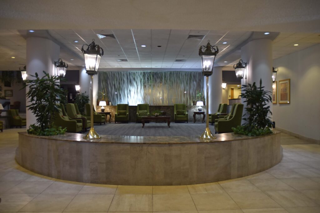 The Capital Plaza Hotel is a full service lodging option in downtown Frankfort, Kentucky.