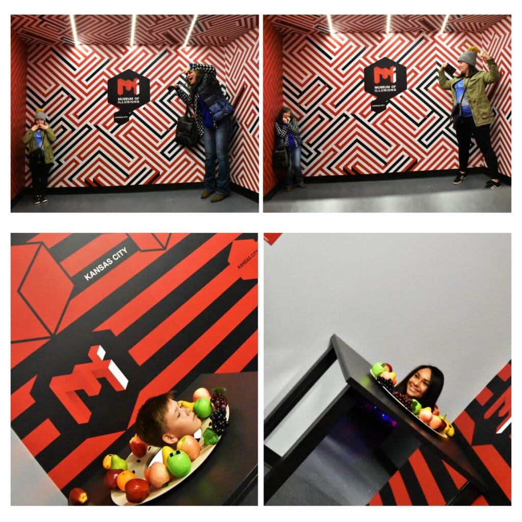 The Museum of Illusions offers insight into forced perspective.