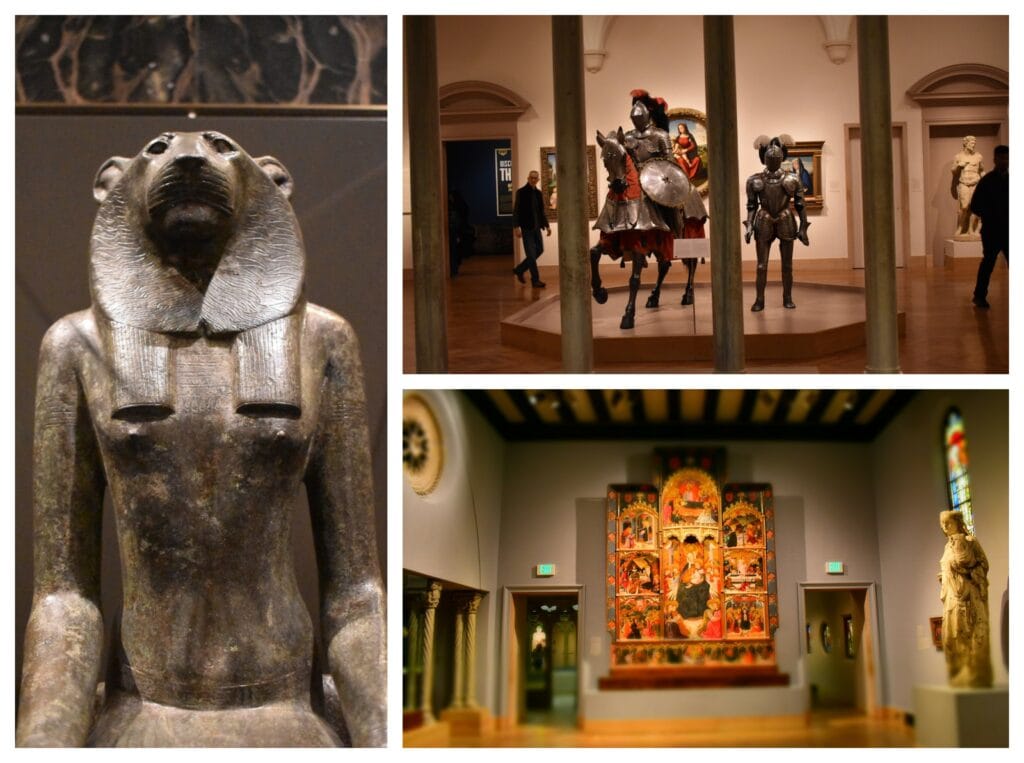 The Nelson-Atkins Museum features all types of art.