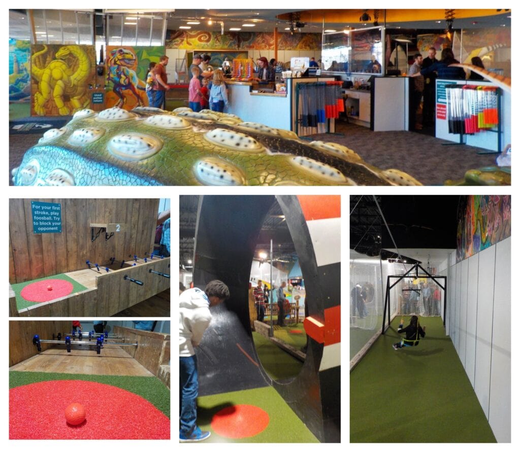 Prehistoric Putt offers unique challenges as a kid friendly indoor attraction.