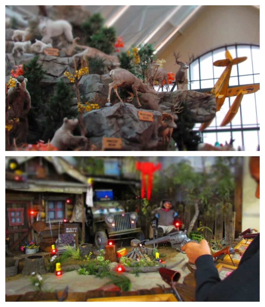 A visit to Scheels offers a low-cost outing that kids will enjoy.