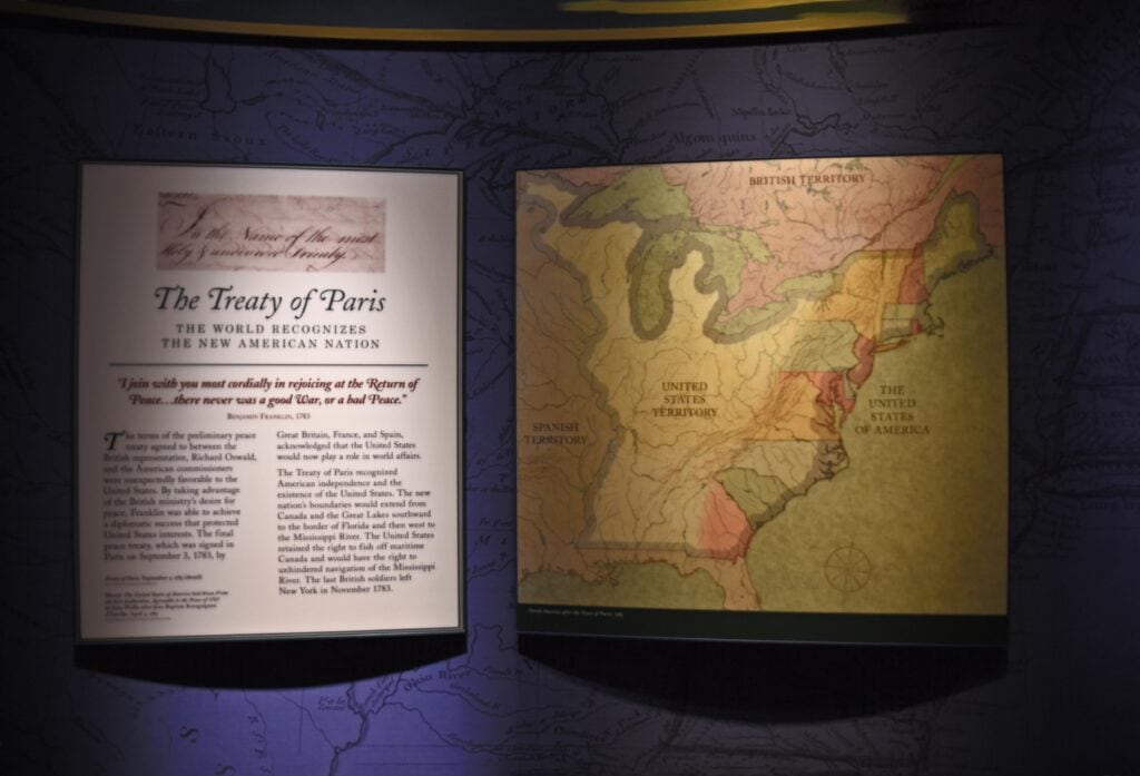 The Treaty of Paris signaled the end of the American revolution.